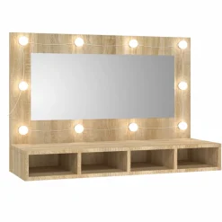 Peilikaappi LED-valoilla, 90x31,5x62 cm, eri värejä (15395)