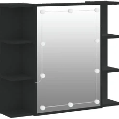 Peilikaappi LED-valoilla, 70x16,5x60 cm, eri värejä (15393)