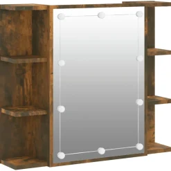 Peilikaappi LED-valoilla, 70x16,5x60 cm, eri värejä (15393)