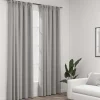 Pellavamaiset pimennysverhot koukuilla 2kpl harmaa 140x225cm