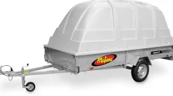 Peräkärry Majava M 5032 J LJ, 1350 kg, jarrullinen + Jaxal-kuomu