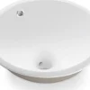 Pesuallas Bathco Cerdena, Ø370mm, valkoinen