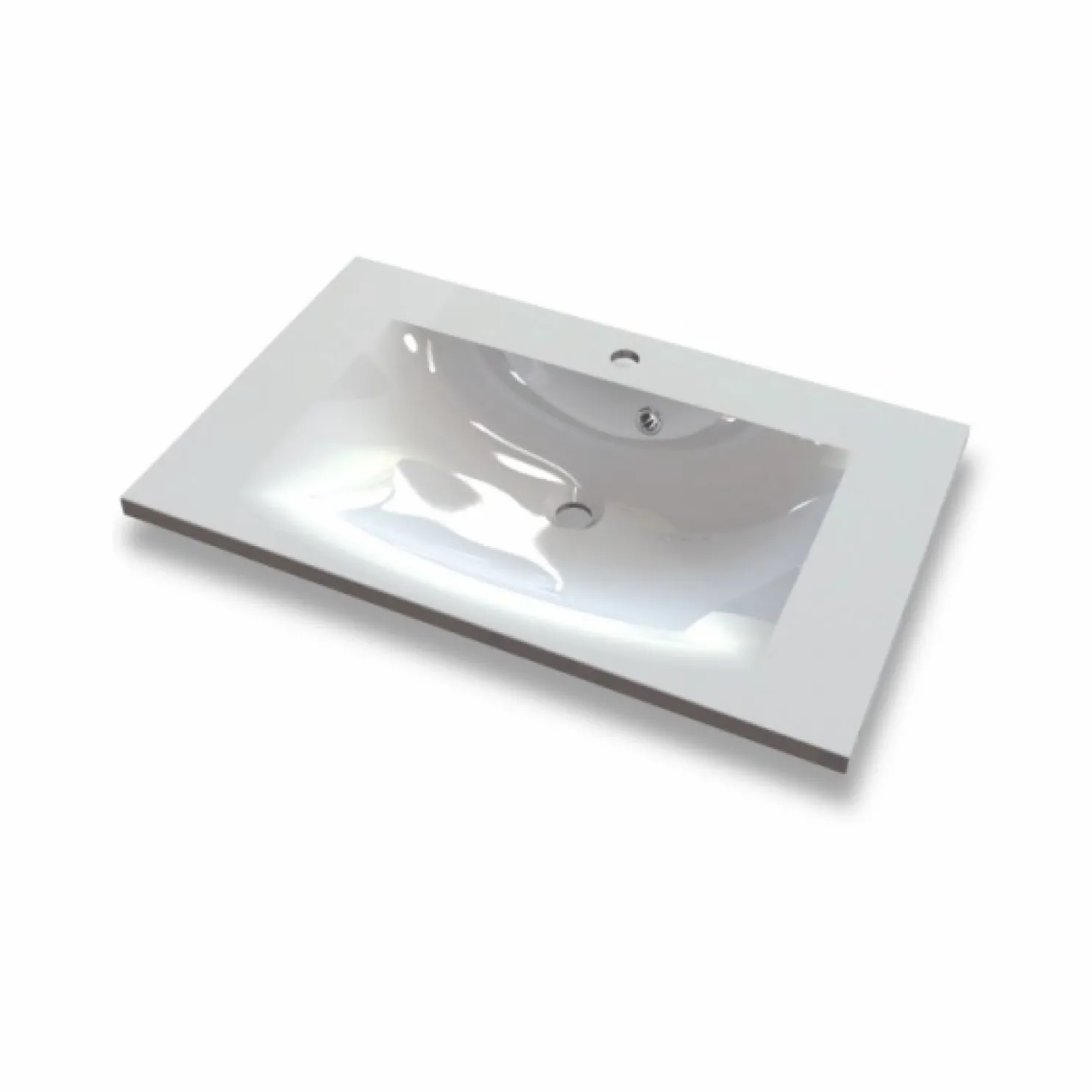 Pesuallas Grip Jojo 80 800x505mm valumarmori valkoinen