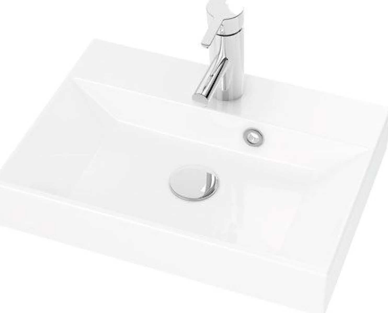 Pesuallas Otsoson Ranta, 500x360 mm, valkoinen