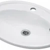 Pesuallas Otsoson Uppomarmo 510x380 mm valkoinen