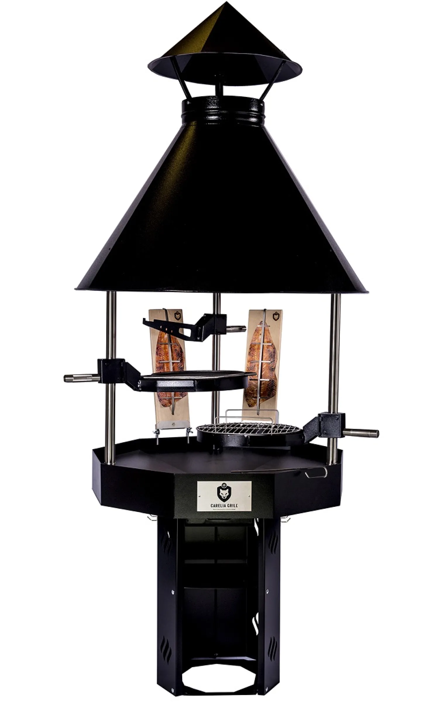 Pihagrilli Carelia Grill® 9K-100 Premium korkea musta