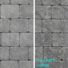 Pihakivi Benders Labyrint/Troja Antik Puolikivi 105x140x50 mm grafiitti