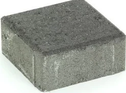 Pihakivi Rudus Kartanonoppa 60 138x138x60 mm sileä musta