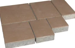 Pihakivisarja Rudus Roomalaiset pienet kivet 80 mm sileä hiekanruskea