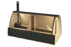 Pihasauna Tene Lars 11.4m², valmiiksi rakennettu
