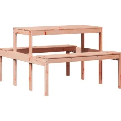 Piknikpöytä, täyspuu, eri materiaaleja ja kokoja (33984)