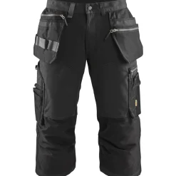 Piraattihousut Blåkläder 1597 Stretch musta