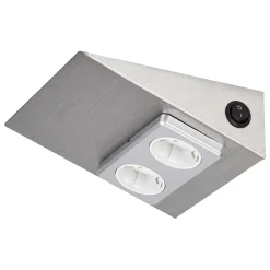 Pistorasia Limente Luna-2 200 W 16 A 230 V 150x164 mm 2-osainen RST kytkimellä