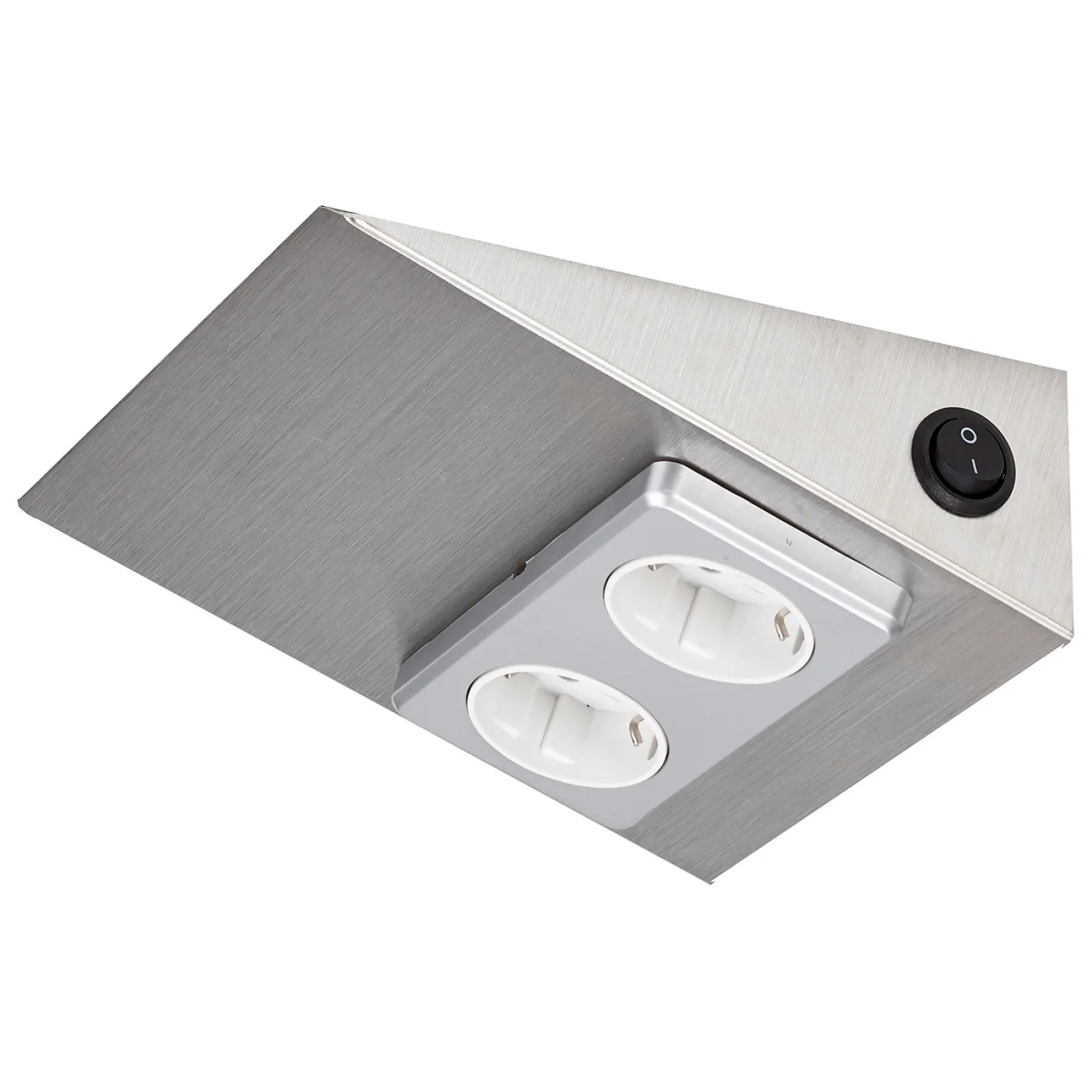 Pistorasia Limente Luna-2 200 W 16 A 230 V 150x164 mm 2-osainen RST kytkimellä