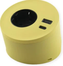 Pistorasia Limente Spot USB pinta-asennettava vapaasti tasolla seisova IP20 240V