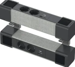 Pistorasiayksikkö Schneider Electric Unica System+ pöytäyksikkö, 2 x Schuko + USB A ja C