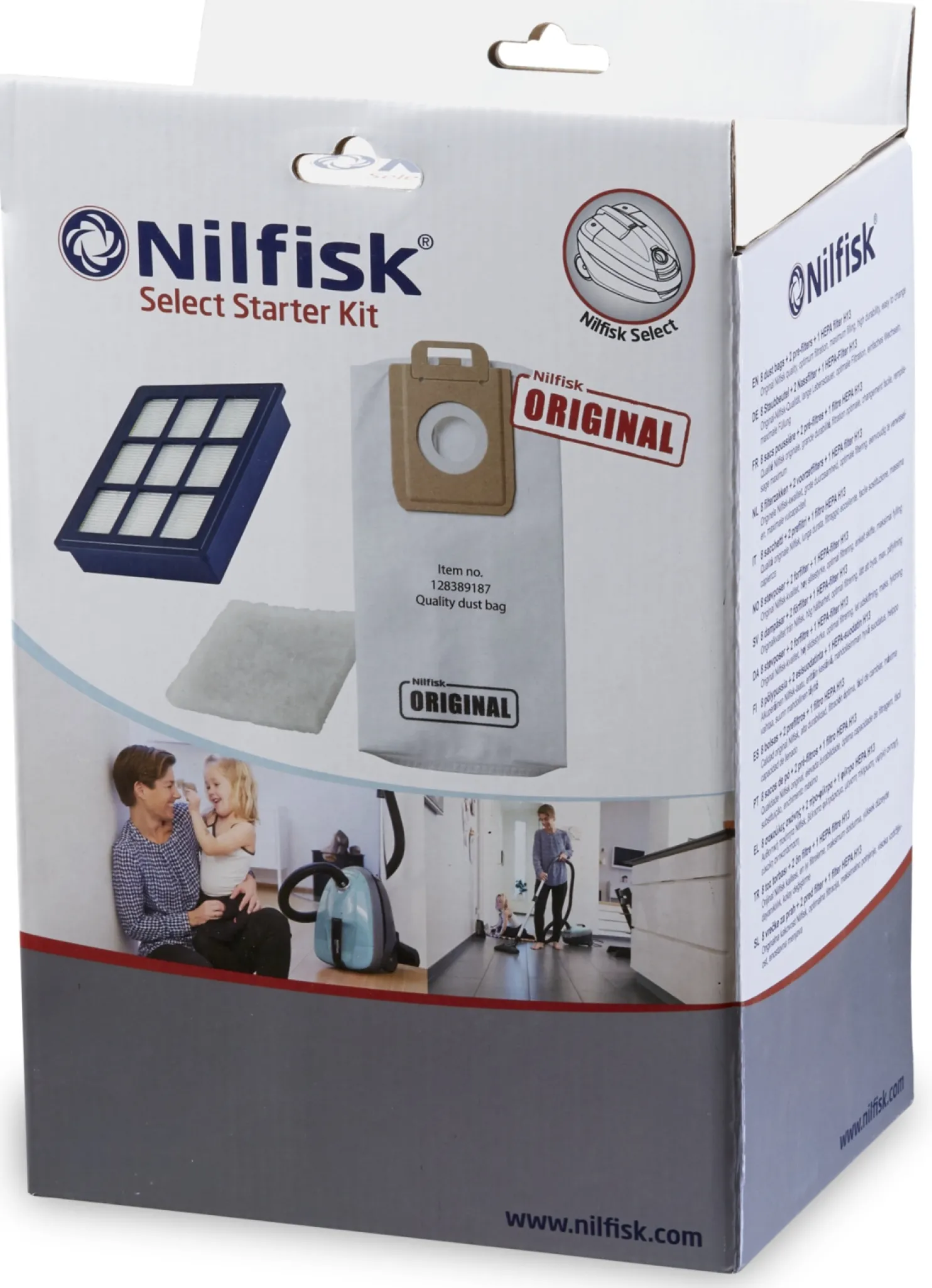 Pölynimurin aloituspakkaus Nilfisk Select