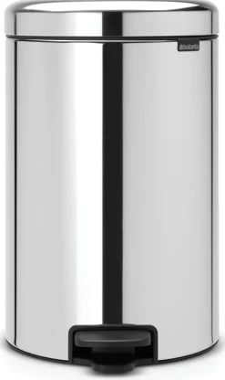 Poljinroska-astia Brabantia NewIcon 20 L metallinen sisäastia Brilliant Steel