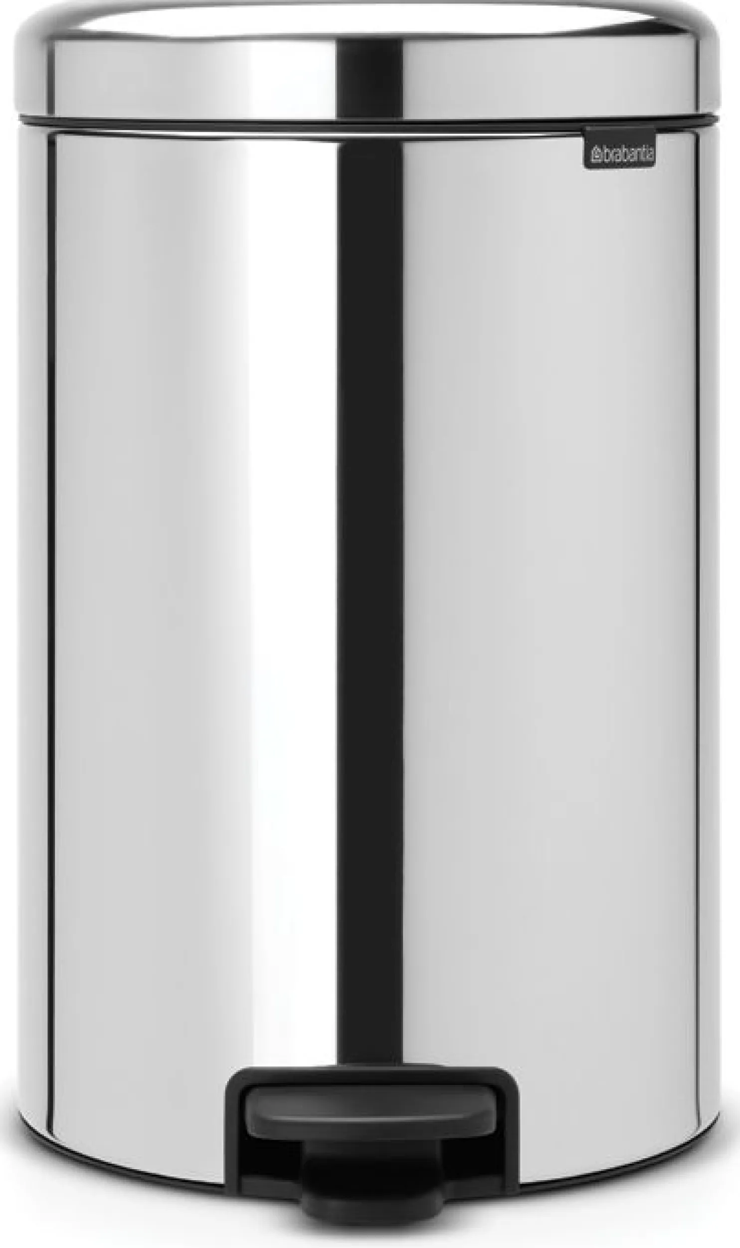 Poljinroska-astia Brabantia NewIcon 20 L metallinen sisäastia Brilliant Steel