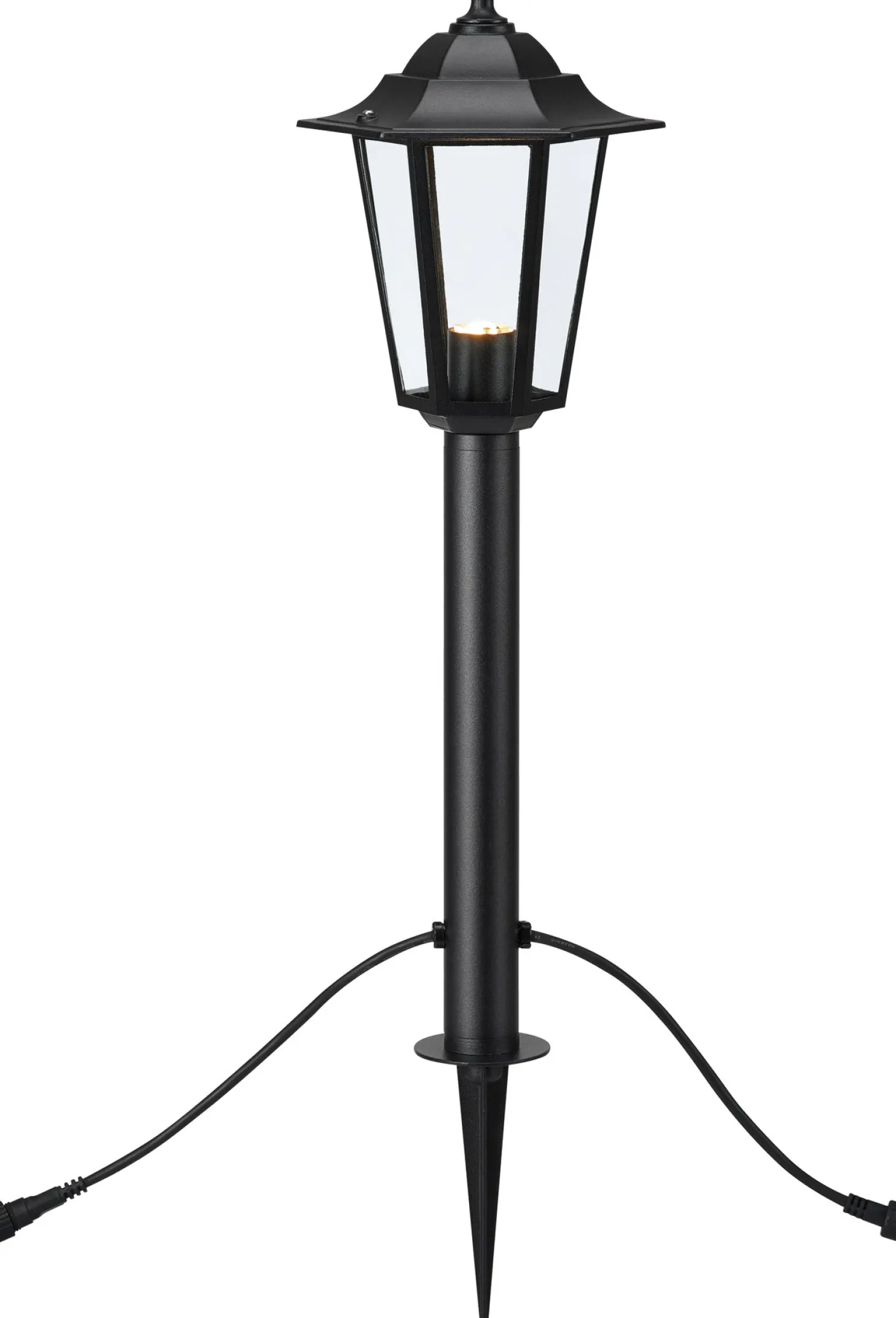 Pollarivalaisin Markslöjd Garden 24 Lantern 3W musta