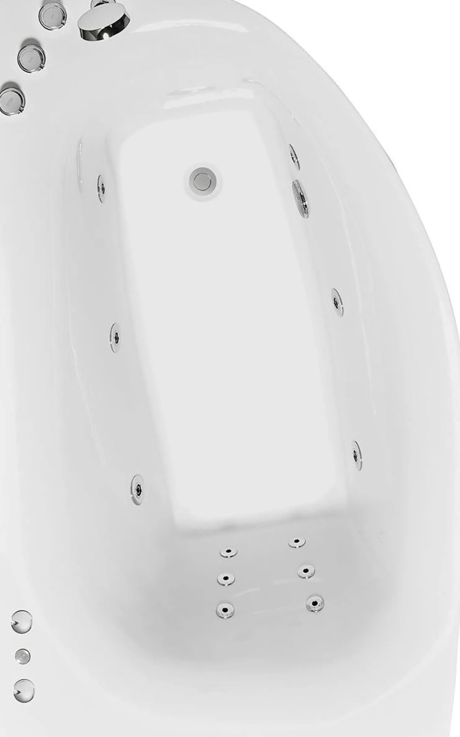 Poreamme Bathlife Trivsam Intro, 1600x1000mm, valkoinen, oikea