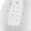 Poreamme Bathlife Trivsam Premium, 1600x1000mm, valkoinen, vasen