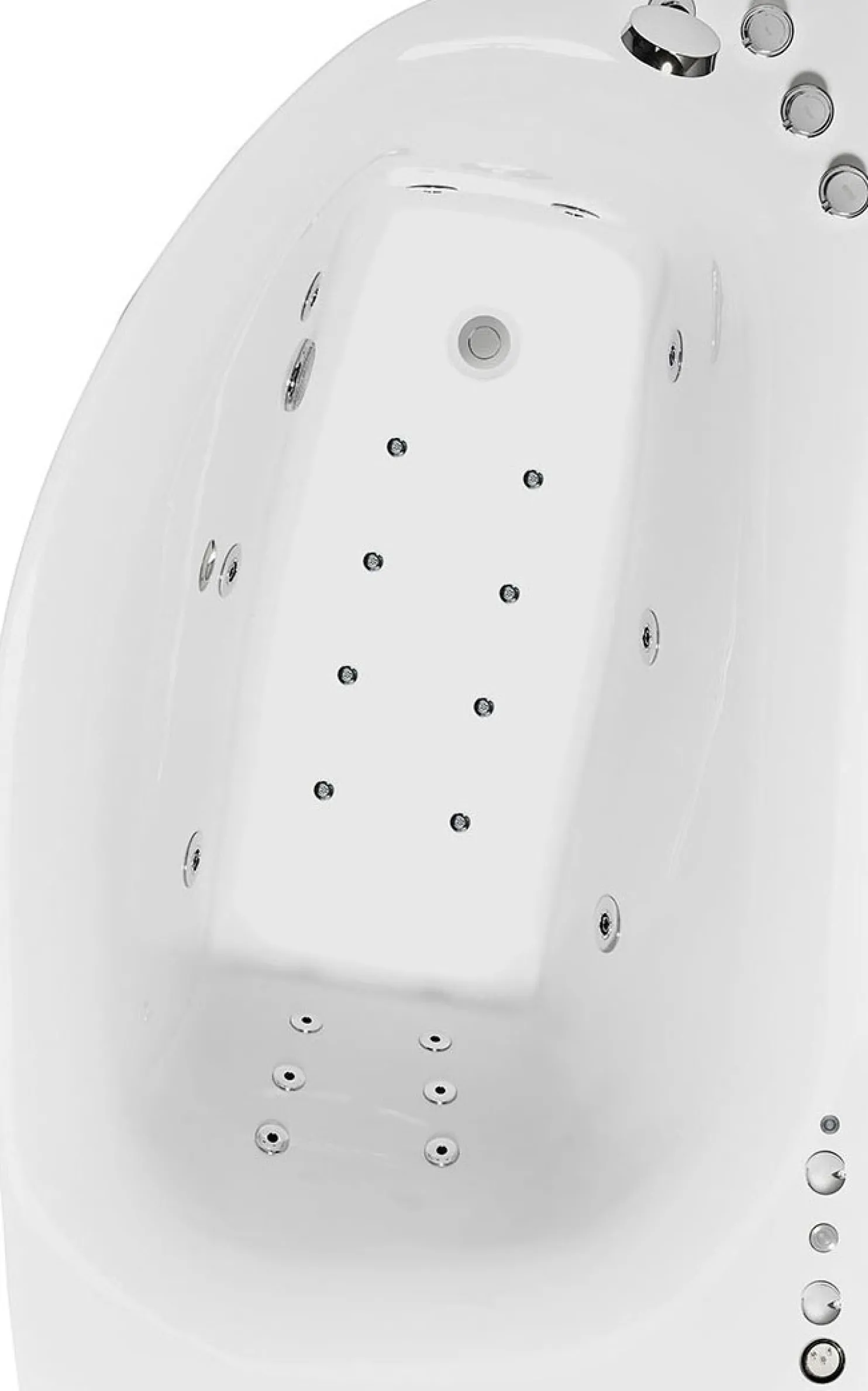 Poreamme Bathlife Trivsam Premium, 1600x1000mm, valkoinen, vasen