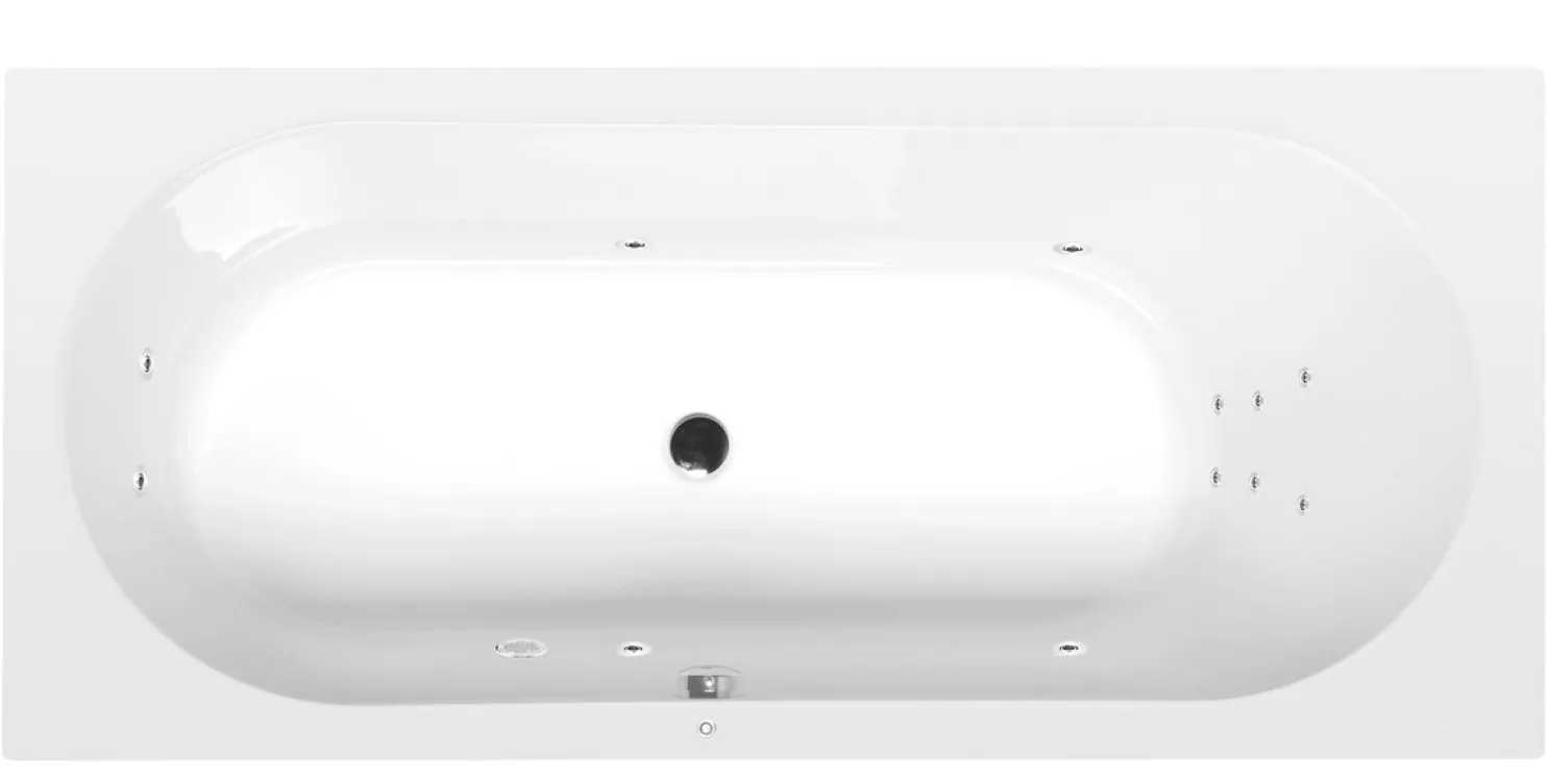 Poreamme Interia Astra Attraction Hydro, 1650x750x480mm, 225l, kulmikas, valkoinen