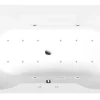 Poreamme Interia Attraction Hydro-Air, 1800x850x490mm, 305l, valkoinen