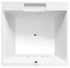 Poreamme Interia Came Highline Hydro, 1750x1750x500mm, 720l, valkoinen