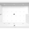 Poreamme Interia Dupla Highline Hydro-Air, 1800x1200x540mm, 580l, valkoinen