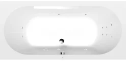 Poreamme Interia Levana Attraction Hydro, 1700x800x390mm, 209l, valkoinen