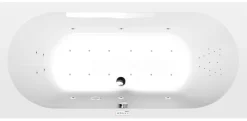 Poreamme Interia Levana Highline Hydro-Air, 1700x800x390mm, 209l, valkoinen