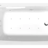 Poreamme Interia Lily Active Hydro-Air, 1200x700x390mm, 150l, valkoinen