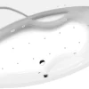Poreamme Interia Mamba Active Hydro-Air, 1700x1000x440mm, vasen, 260l, valkoinen