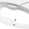 Poreamme Interia Mamba Active Hydro, 1600x950x440mm, oikea, 235l, valkoinen