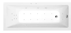 Poreamme Interia Noemi Attraction Hydro-Air, 1600x700x390mm, 183l, valkoinen