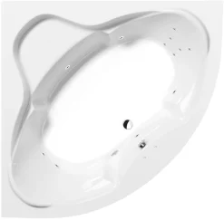 Poreamme Interia Simona Attraction Hydro, 1400x1400x440mm, 275l, valkoinen