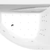 Poreamme Interia Tandem Attraction Hydro-Air, 1700x1300x500mm, oikea, 395l, valkoinen