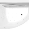 Poreamme Interia Tandem Highline Hydro-Air, 1700x1300x500mm, vasen, 395l, valkoinen