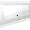 Poreamme Interia Triangl Highline Hydro, 1800x1200x500mm, vasen, 350l, valkoinen