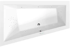 Poreamme Interia Triangl Highline Hydro, 1800x1200x500mm, vasen, 350l, valkoinen