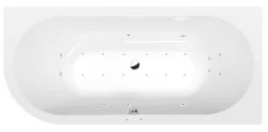 Poreamme Interia Viva Active Hydro-Air, 1850x800x470mm, oikea, 267l, valkoinen