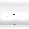 Poreamme Interia Viva Highline Hydro-Air, 1850x800x470mm, 267l, valkoinen