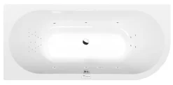 Poreamme Interia Viva Highline Hydro, 1750x800x470mm, vasen, 235l, valkoinen