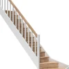 Portaat Dolle Paris, 3180mm, vasen, porraskaiteella, umpinainen malli, valkolakattu tammi