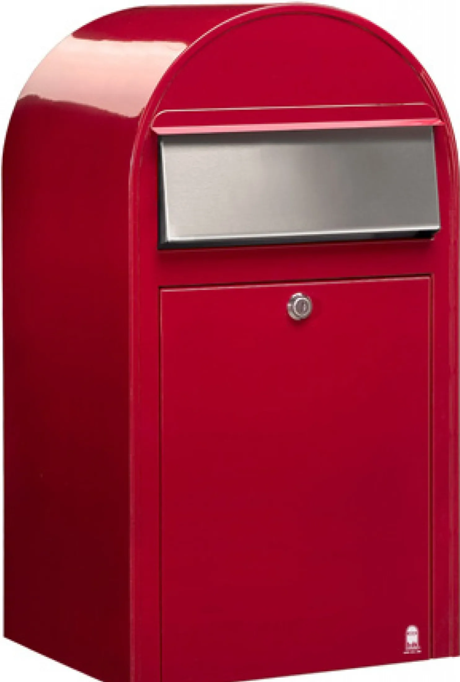 Postilaatikko Bobi Grande 60x32x27 cm punainen RAL3001 rst-luukku