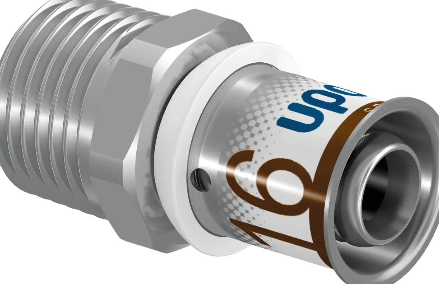 Puristusliitin Uponor S-Press Plus 16-R3/8"UK