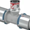 Puristus-T-haara Uponor S-Press Plus PPSU 40-25-40 mm