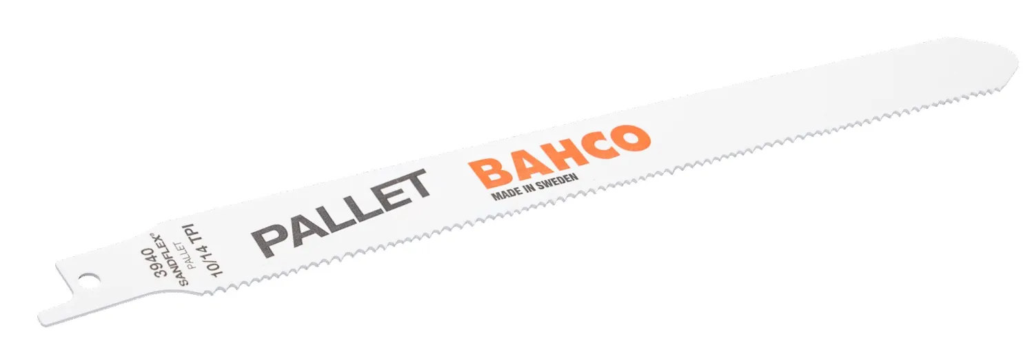 Puukkosahanterä Bahco Sandflex Bi-Metal DSL 228x0,9mm, 10TPI, lavoille, 100kpl